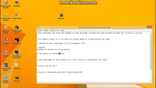 Como descargar e istalar el minecraft, java 64 o 32 bits смотреть онлайн