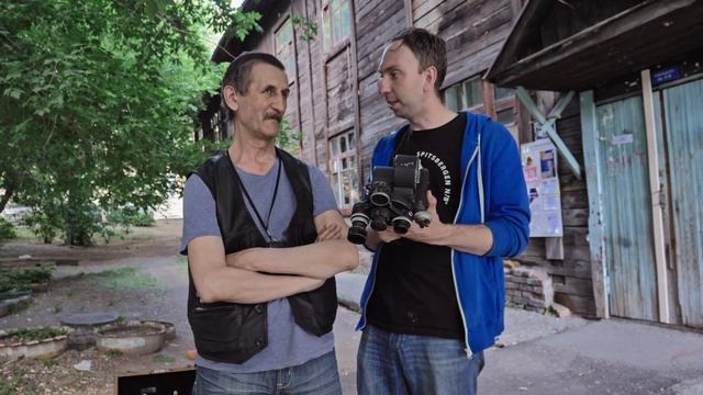 Испытания кинокамеры КС-50Б C пленкой AGFA Aviphot и история новосибирского Дома кинематографистов