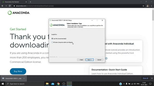 Install Anaconda in Windows Operating System, Explore the features, Run Jupyter Notebook смотреть онлайн