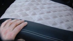 Авточехлы из экокожи для Ниссан Альмера классик  Ромб Установка