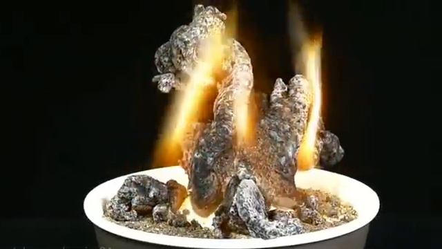 Эксперимент с черной огненной змеей Когда пищевая сода нагревается, она выделяет углекислый газ смотреть онлайн