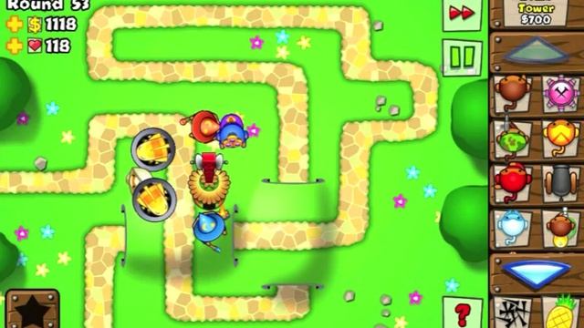 Bloons TD 5 Monkey Lane Hard IPhone смотреть онлайн