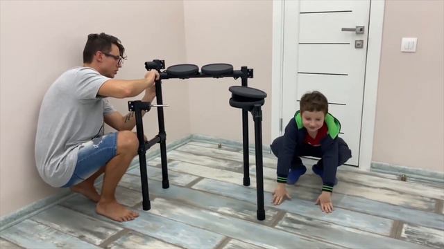 Yamaha DTX452K | Electronic drum set | UNPAKING | Assembling | Electronic drums | Yamaha drums смотреть онлайн