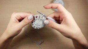 6 УРОК. Вязание крючком. Кольцо амигуруми. Как связать простую простую салфетку крючком