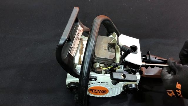 Бензопила STIHL MS 170 / 180 не поступает масло на цепь - причины. Замена маслонасоса. смотреть онлайн