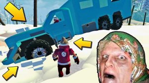 БАБКА СПАСАЕТ МУЖИКОВ В ЛЮТЫЙ МОРОЗ МУЛЬТИК в Scrap Mechanic СКРАП МЕХАНИК .mp4