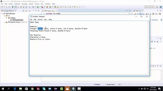 4 Java Data Types смотреть онлайн