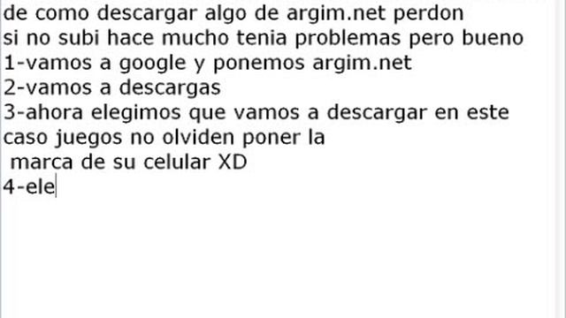 TUTORIAL como descargar juegos,images,otros de argim смотреть онлайн