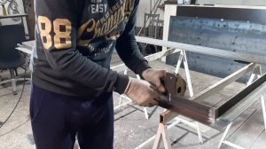 Как самому сварить дверь!