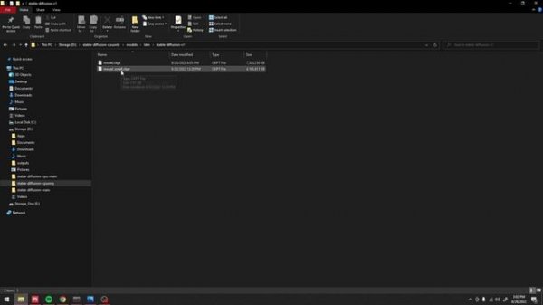Stable-Diffusion running on CPU