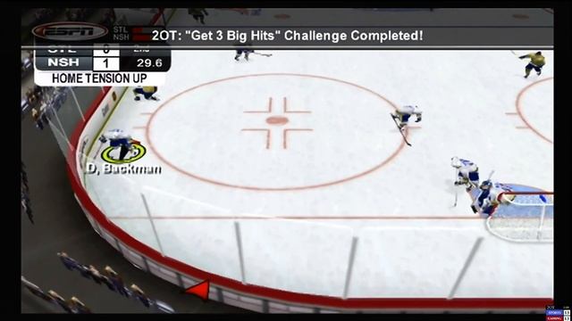 ESPN NHL 2K5 (PS2) Blues vs Predators смотреть онлайн