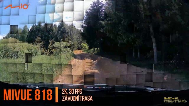 TEST natáčení ZÁVODU | 2K autokamera Mio MiVue 818 | test stability obrazu a natáčení drsné jízdy ! смотреть онлайн