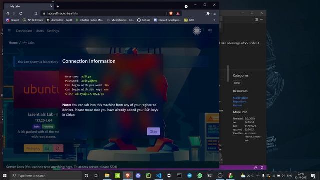 Connecting Vs code to SNA labs (via SSH) смотреть онлайн