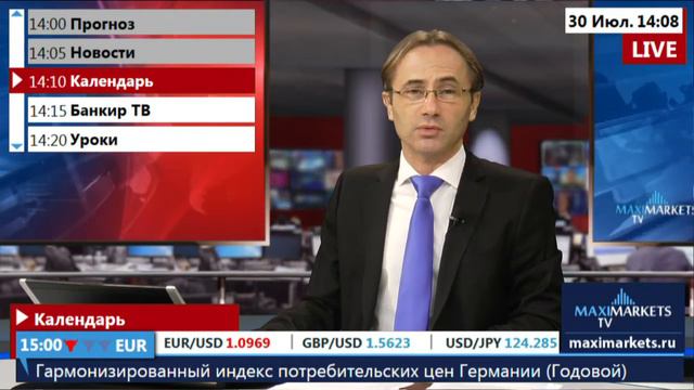 30.07.15 (14:00 MSK) - Календарь рынка Форекс. MaxiMarkets форекс ТВ. смотреть онлайн