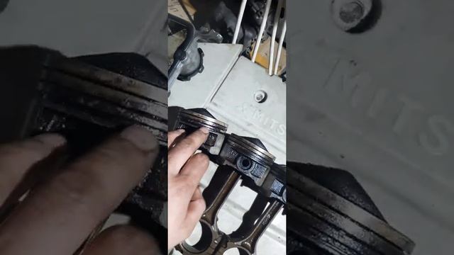 ремонт двс 4g93 (ЖОР МОТОННОГО МАСЛА)Mitsubishi Legnum день 1 смотреть онлайн