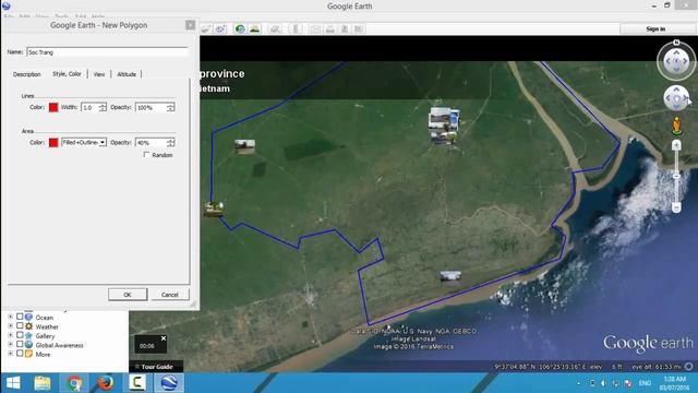How to create KML file with Google Earth смотреть онлайн