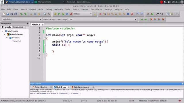 Tutorial de C – 29. Archivos (9): buffers смотреть онлайн