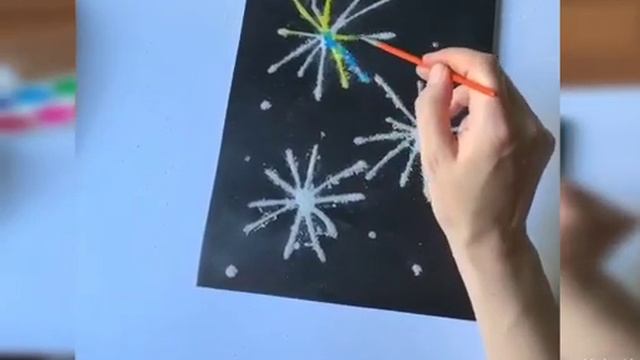 Мастер-класс "Праздничный салют" (рисование солью) смотреть онлайн