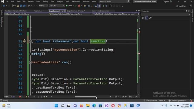 How to Activate/Deactivate Users Accounts in c# | Enable/Disable users Account in c# visaul studio смотреть онлайн