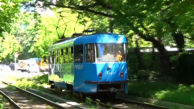 Трамвай Tatra-t3 (МТТА) №3367 "Московский Транспорт" с маршрутом №27 смотреть онлайн