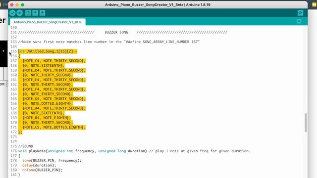 Arduino Song Creator App (made With Chat GPT-4)