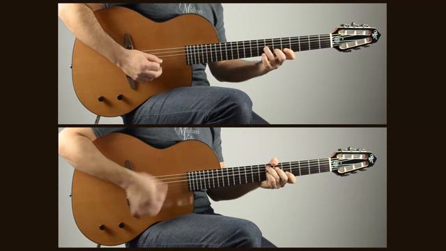 Michael Kelly/ Rick Turner N6 - Nylon String Guitar Demo- Duet смотреть онлайн