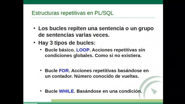 4. Estructuras de Control en PLSQL смотреть онлайн