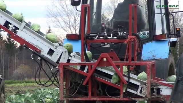 Транспортер капустоуборочный смотреть онлайн