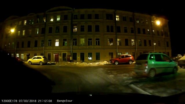 RangeTour B40s передняя (фронтальная) камера ночь без освещения и с освещением смотреть онлайн
