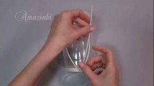 DIY?Как сделать эксклюзивную вазу из обычной стеклянной банки. ?Идея для дома.
