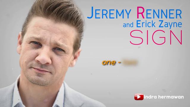 Jeremy Renner  & Eric Zayne - SIGN | Lyric Video