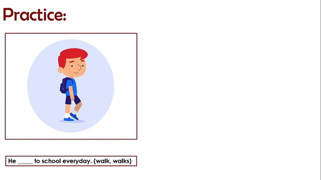 Present Simple Tense/Subject-Verb Agreement смотреть онлайн