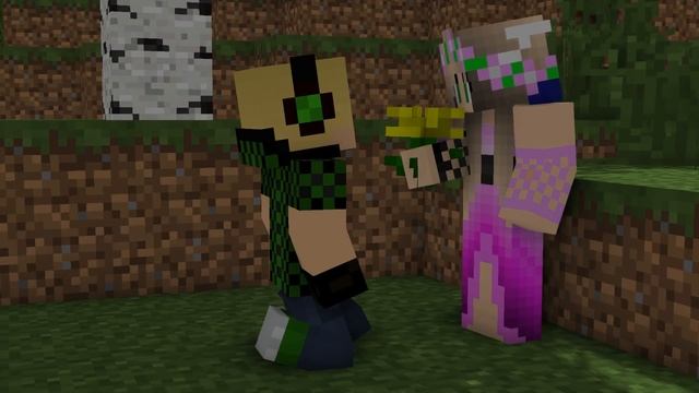 Cute girl and jack life 4 - minecraft Animations смотреть онлайн
