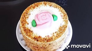 Пп тортик Молочная девочка с вишней  и кремом пломбир