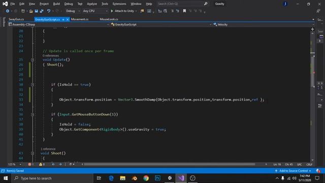 Unity3D - Vector3.SmoothDamp : This will move any object SMOOTHLY to its final POSITION .ONLY 1 Lin смотреть онлайн