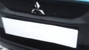 Установка защиты радиатора Mitsubishi ASX серебро