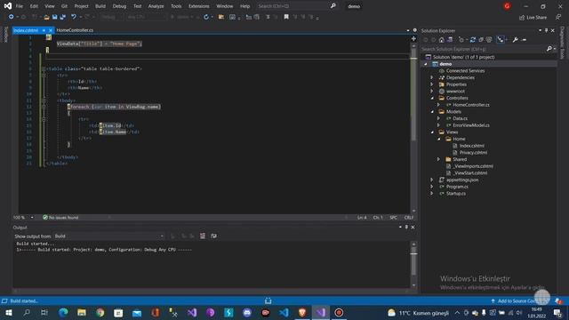 .Net Core 5.0 ile Emlak Sitesi - ViewBag ViewData TempData Kullanımları смотреть онлайн