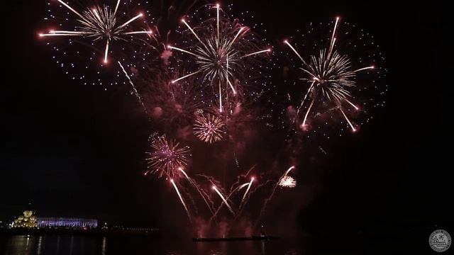 Фейерверк в День России в Нижнем Новгороде ("Большой Праздник"). 12.06.2021 смотреть онлайн