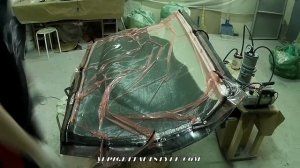 [subtitle] Изготовление карбон-стеклопластиковых дверей Opel Asrta J. Финал\ making fiberglass door