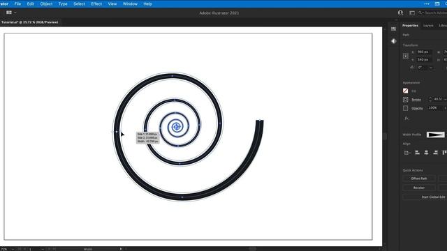 How to Design a Hypnotic Spiral in Adobe Illustrator смотреть онлайн