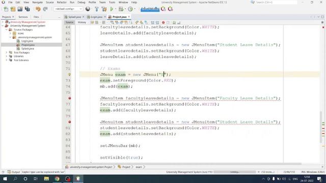 4/14 - University Management System | Java Project | Creating Dashboard Class смотреть онлайн