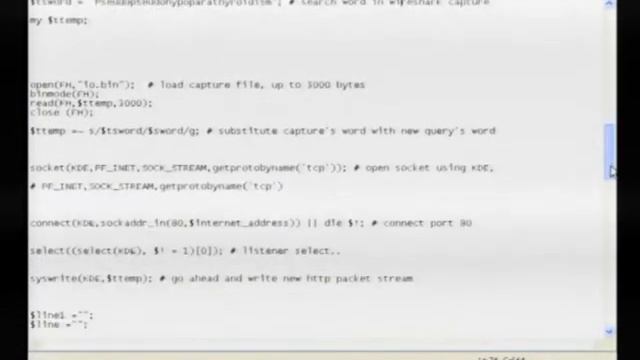 Google automation with Perl and Wireshark смотреть онлайн