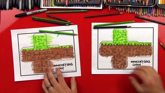 Minecraft Block Cutout (Papercraft Grass Block) смотреть онлайн