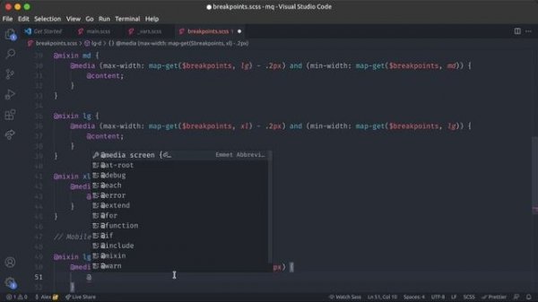Как писать CSS медиа запросы за доли секунды | CSS Media Queries | SCSS