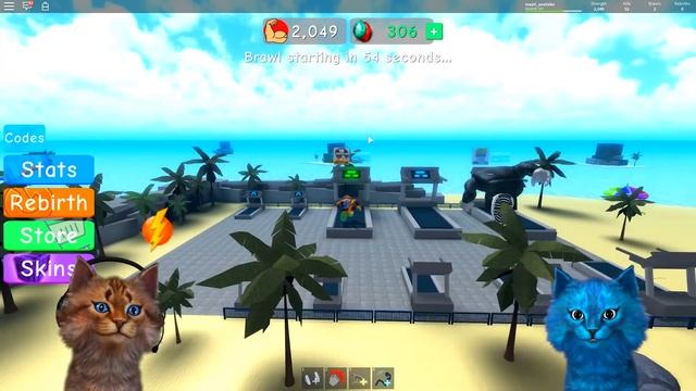 СИМУЛЯТОР КАЧКА в РОБЛОКС! Roblox Simulator смотреть онлайн