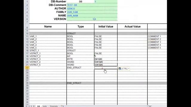 SIMATIC STEP 7 - Generate Data Blocks (DBs) from MS Excel table смотреть онлайн