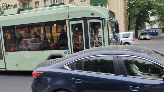 Минск, р-н Белой вежи. 46 троллейбус смотреть онлайн