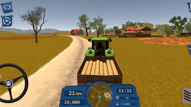 Farm Sim 21 Pro - Tractor Farming Simulator 3D - Android GamePlay смотреть онлайн