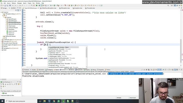 Tratando Exceções de FileNotFoundException em Java смотреть онлайн