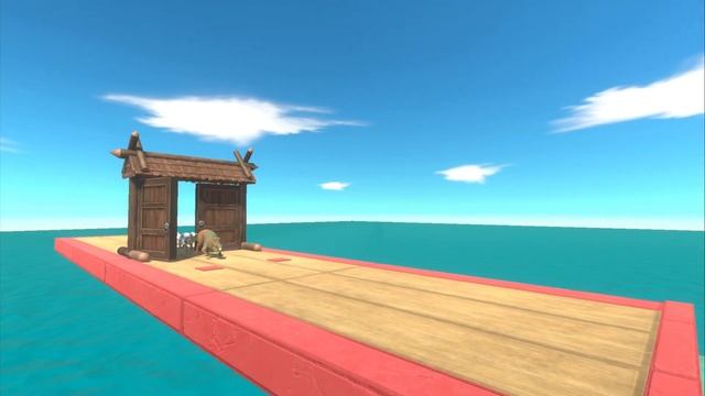 WHO CAN PASS A DEADLY TRAP OVER THE BLUE WHALE - Animal Revolt Battle Simulator смотреть онлайн